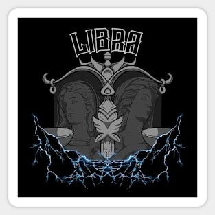 Lightning Libra (Blue) Sticker